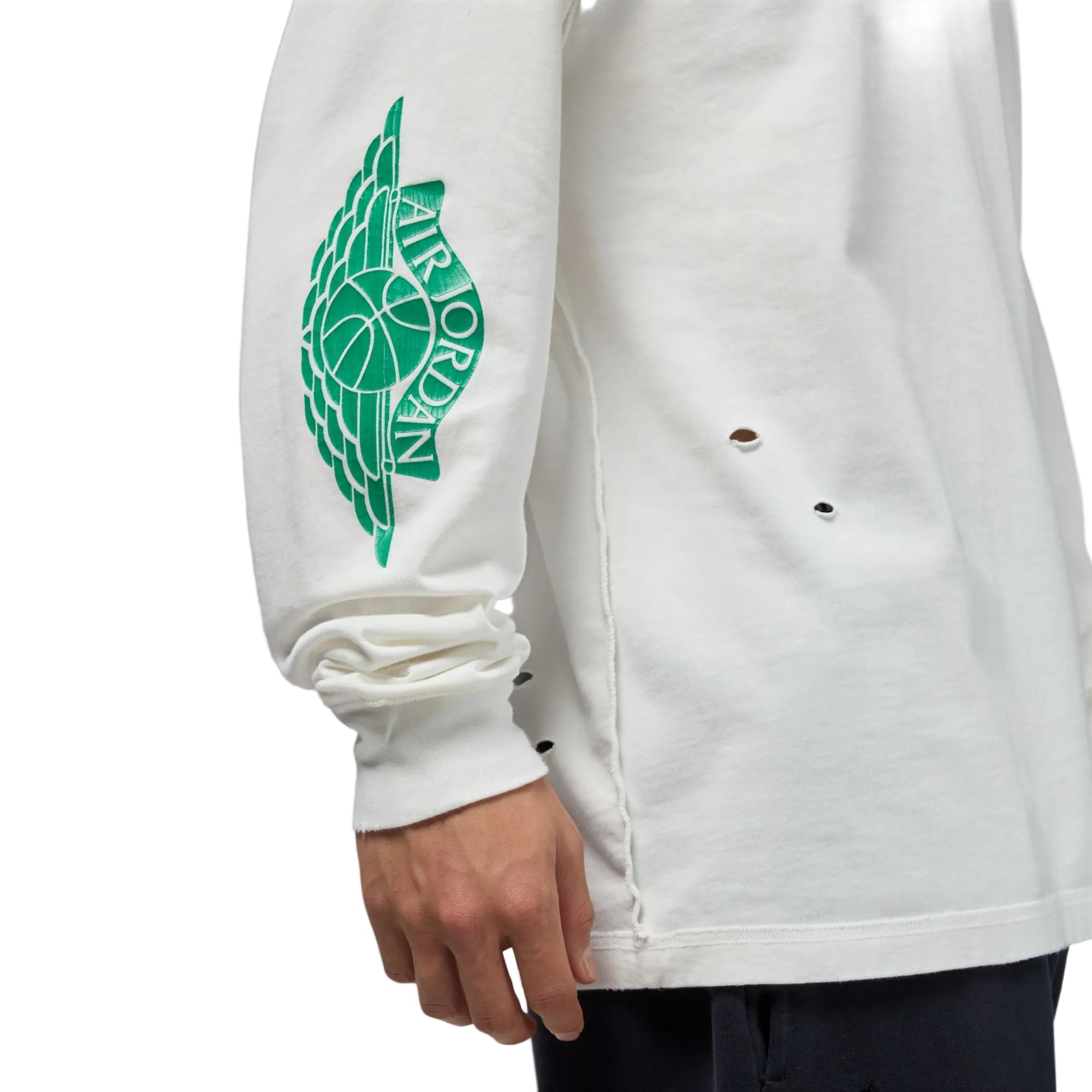 JORDAN RARE AIR WASH 85 LONGSLEEVE IB3134-133 - SAIL/BRILLIANT