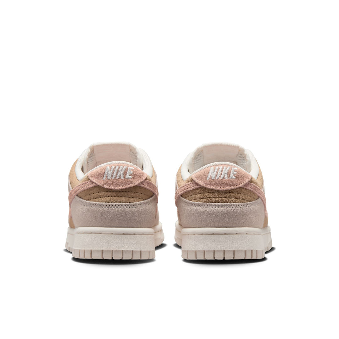 WOMENS NIKE DUNK LOW IB4367-030 "PARACHUTE" - PHANTOM/PARACHUTE BEIGE/SAIL/WASHED CORAL