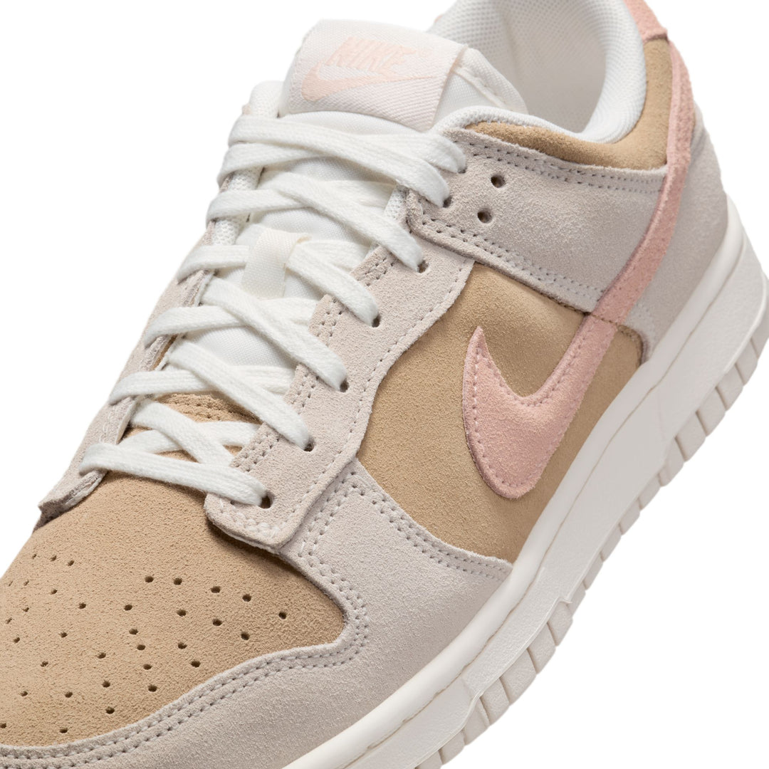 WOMENS NIKE DUNK LOW IB4367-030 "PARACHUTE" - PHANTOM/PARACHUTE BEIGE/SAIL/WASHED CORAL