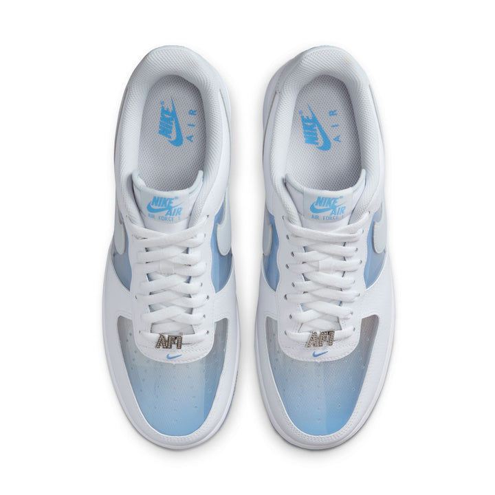 NIKE AIR FORCE 1 RETRO QS "IB5724-100 "INVISIBLE WOMAN 2.0" - WHITE/UNIVERISTY BLUE/PURE PLATINUM