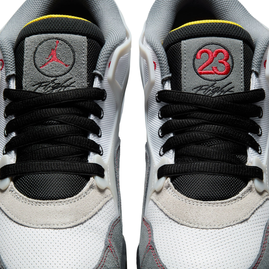 AIR JORDAN 4 RM PREMIUM IB8052-100 "SMOKE GREY" - WHITE/BLACK/SMOKE GREY/FIRE RED