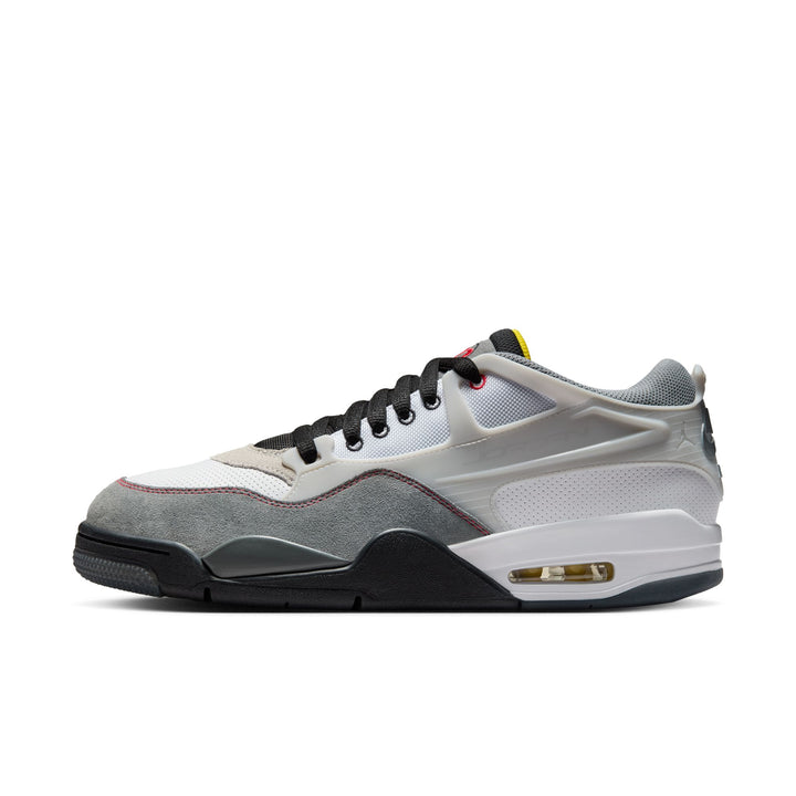 AIR JORDAN 4 RM PREMIUM IB8052-100 "SMOKE GREY" - WHITE/BLACK/SMOKE GREY/FIRE RED