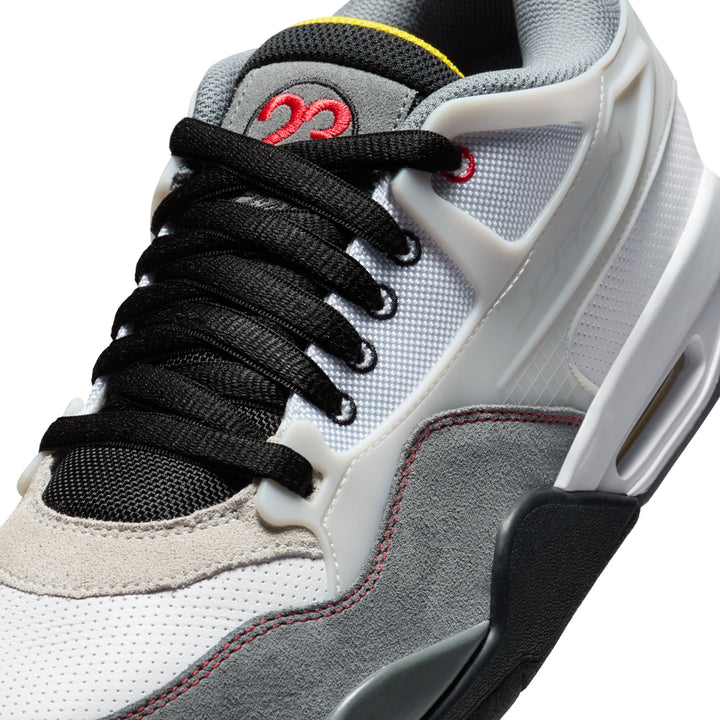 AIR JORDAN 4 RM PREMIUM IB8052-100 "SMOKE GREY" - WHITE/BLACK/SMOKE GREY/FIRE RED