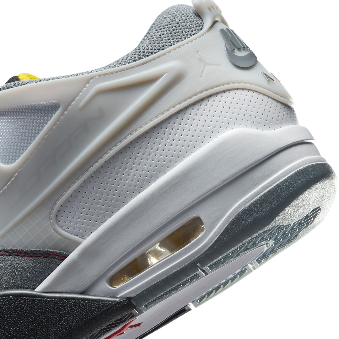 AIR JORDAN 4 RM PREMIUM IB8052-100 "SMOKE GREY" - WHITE/BLACK/SMOKE GREY/FIRE RED