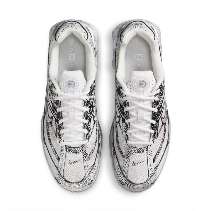 NIKE SHOX RIDE 2 IB8174-100 "METALLIC PLATINUM" - WHITE/METALLIC PLATINUM/BLACK/FLAT GOLD