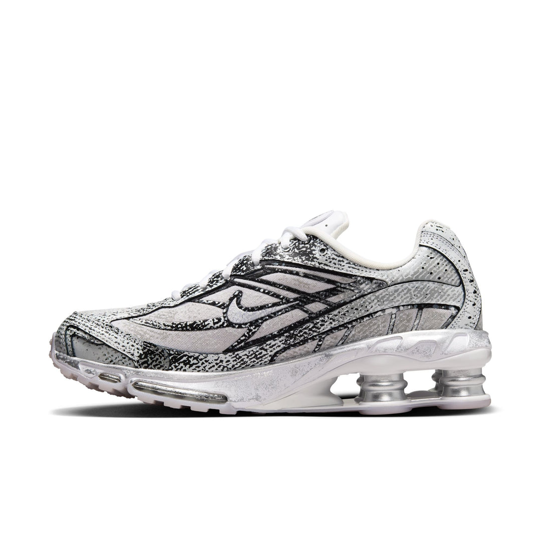NIKE SHOX RIDE 2 IB8174-100 "METALLIC PLATINUM" - WHITE/METALLIC PLATINUM/BLACK/FLAT GOLD