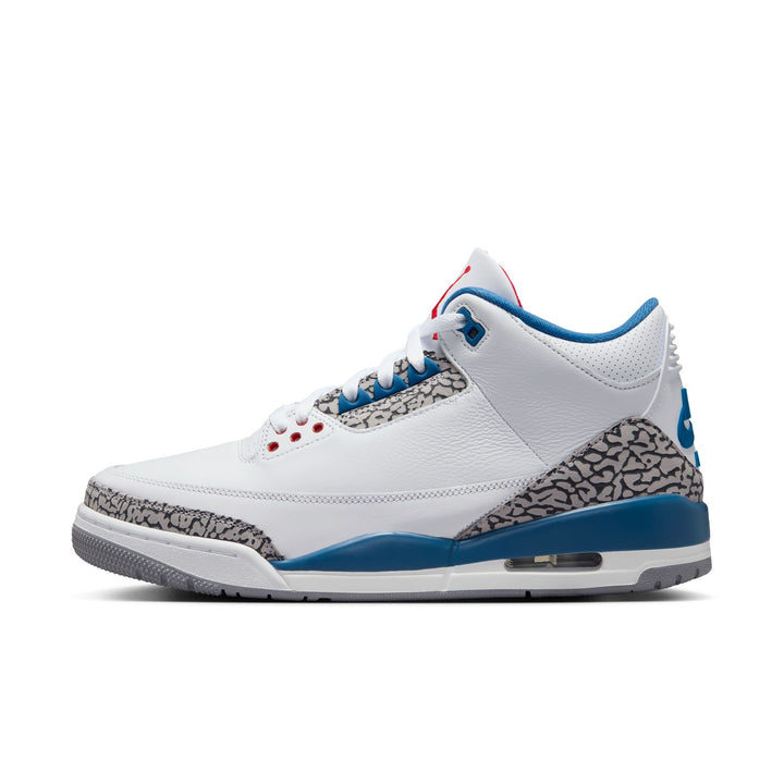 AIR JORDAN 3 RETRO OG IF4396-104 "TRUE BLUE" - WHITE/FIRE RED/TRUE BLUE