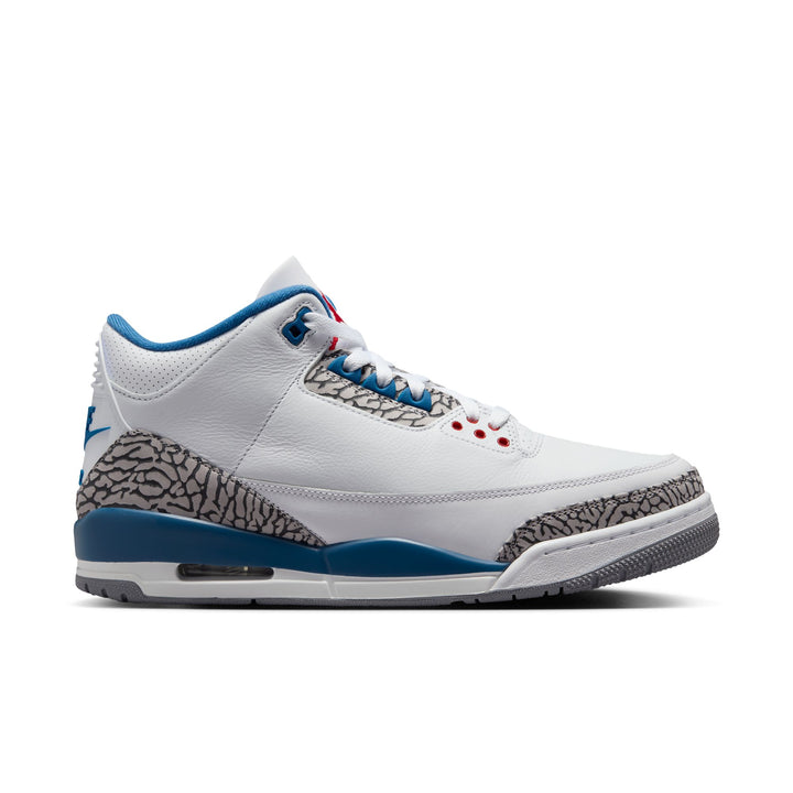AIR JORDAN 3 RETRO OG IF4396-104 "TRUE BLUE" - WHITE/FIRE RED/TRUE BLUE