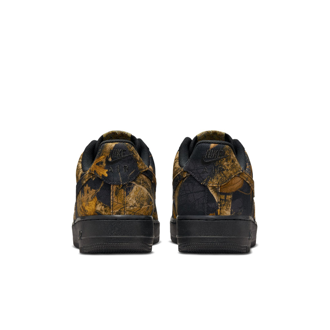 NIKE AIR FORCE 1 '07 IH1221-001 "REAL TREE CAMO" - OFF NOIR/MULTI COLOUR/GUM YELLOW