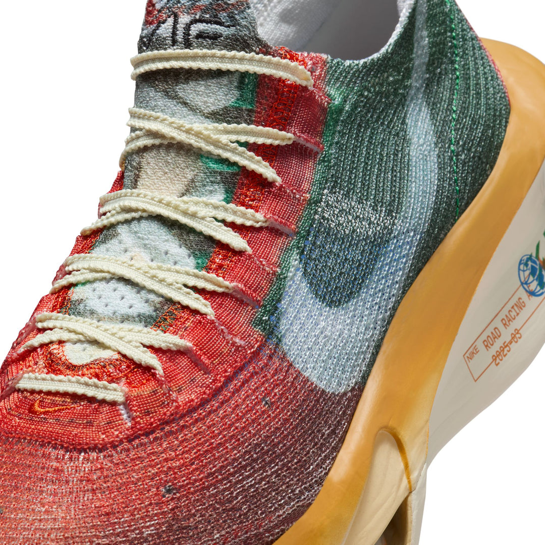 NIKE AIR ZOOM ALPHAFLY NEXT %3 PREMUIM IH3575-999 "THE STING" - MULTI COLOUR/CLEAR/STARFISH/ALOE VERDE/COCONUT MILK/GUM MEDIUM BROWN