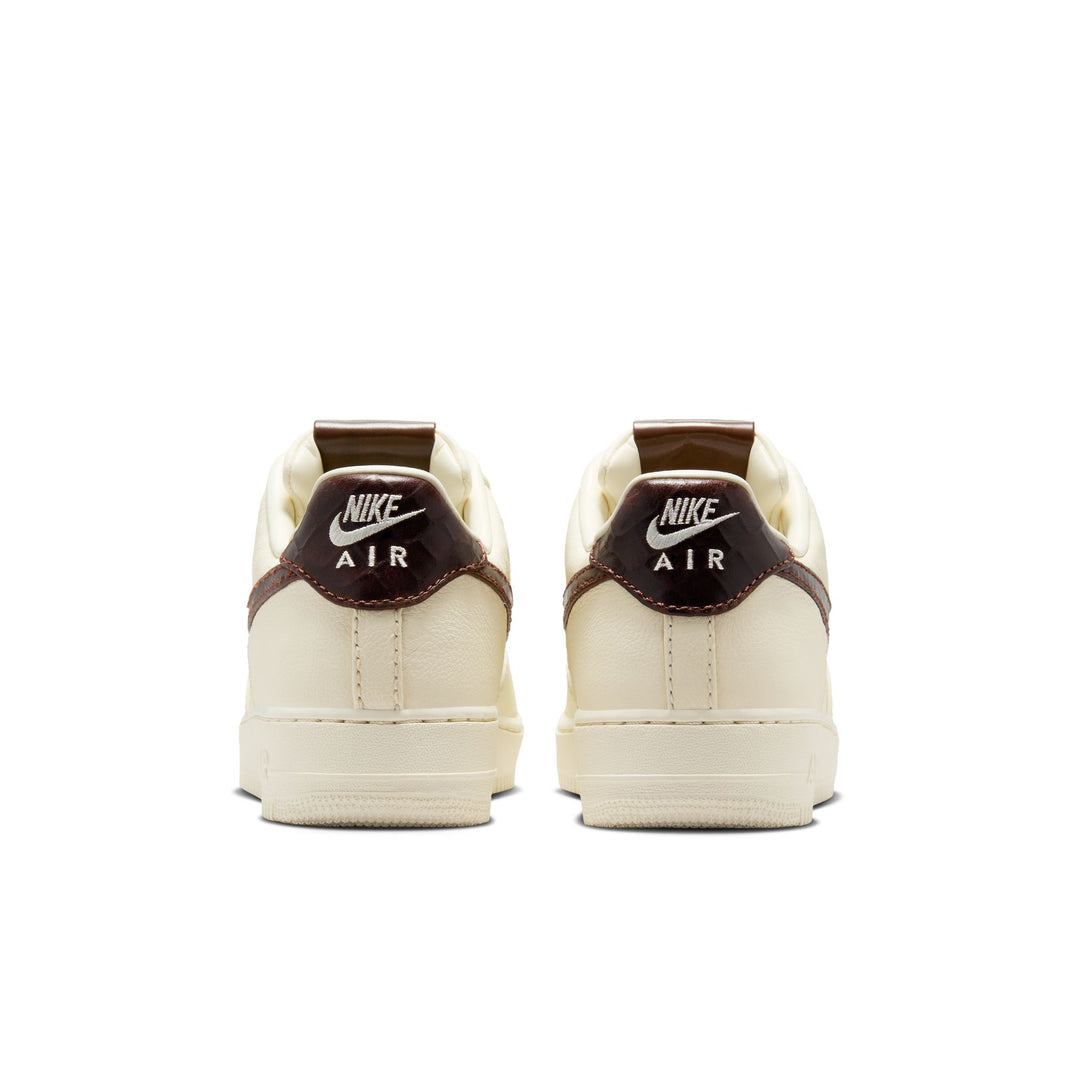 NIKE AIR FORCE 1 '07 IH7332-001 "SOFT PEARL/BROWN CROC" - SOFT PEARL/GHOST WHITE