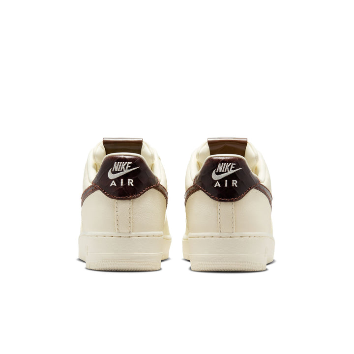 NIKE AIR FORCE 1 '07 IH7332-001 "SOFT PEARL/BROWN CROC" - SOFT PEARL/GHOST WHITE