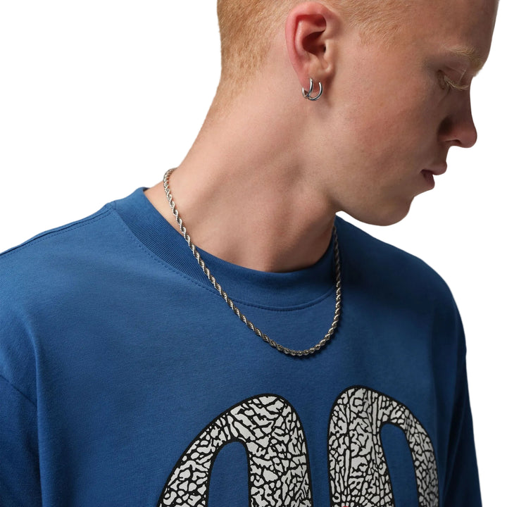 JORDAN BROOKLYN TEE IV5202-485 "TRUE BLUE" - TRUE BLUE