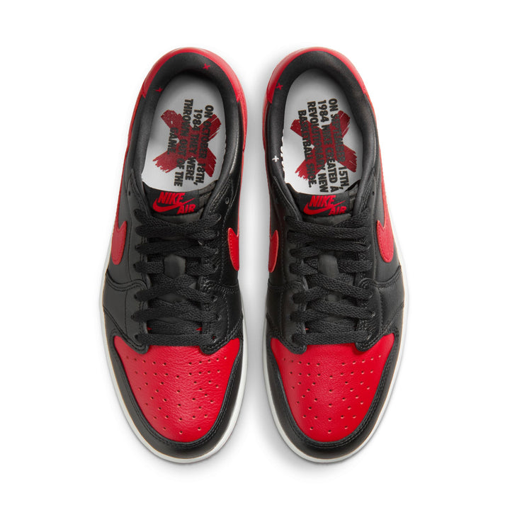 AIR JORDAN 1 RETRO LOW OG IW6276-001 "BANNED" - BLACK/ BLACK