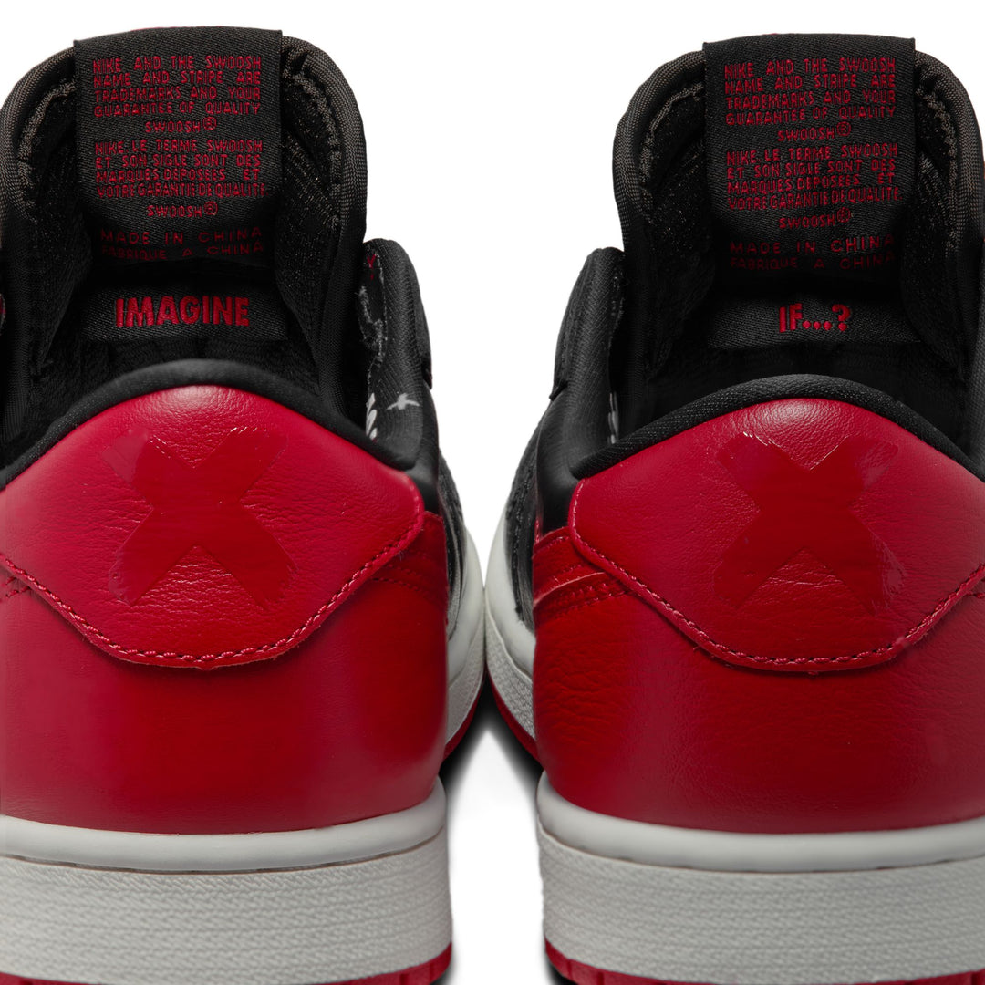AIR JORDAN 1 RETRO LOW OG IW6276-001 "BANNED" - BLACK/ BLACK