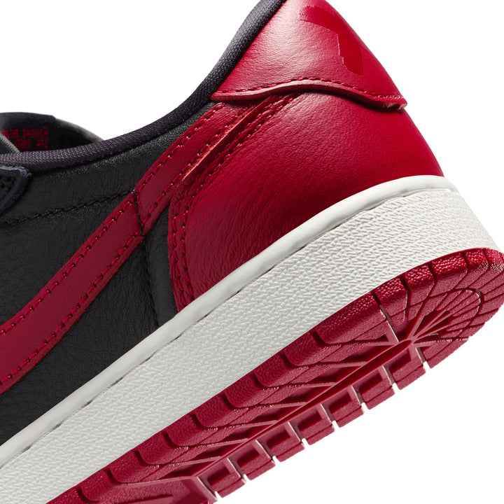 AIR JORDAN 1 RETRO LOW OG GS IW6277-001 "BANNED" - BLACK/ BLACK