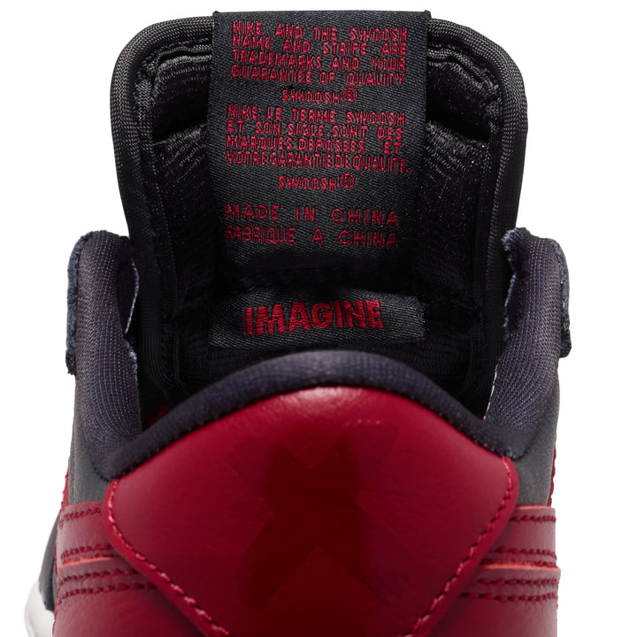 AIR JORDAN 1 RETRO LOW OG GS IW6277-001 "BANNED" - BLACK/ BLACK