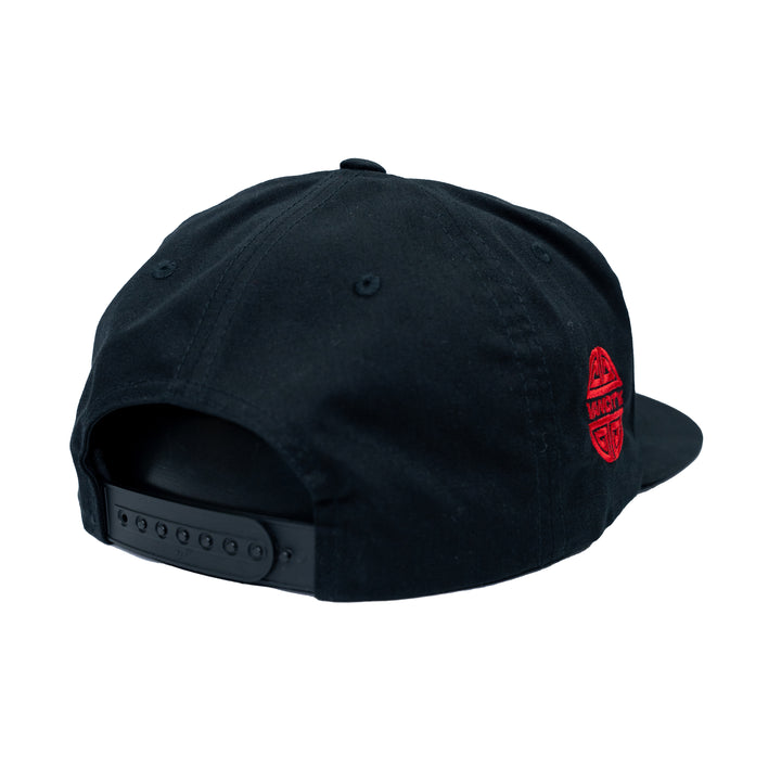 LUCKY SNAKE SNAPBACK - BLACK