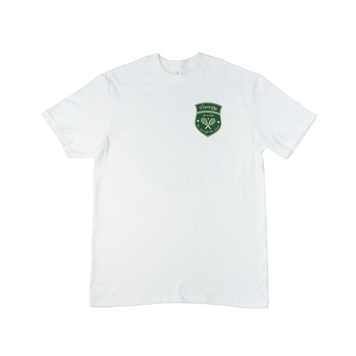 Vancity Sports Tennis Crewneck T-Shirt - White