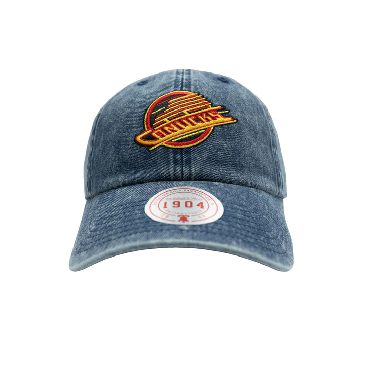 MITCHELL & NESS NHL CANUCKS LEGENDARY RHYME 1904 STRAPBACK - ACID NAVY