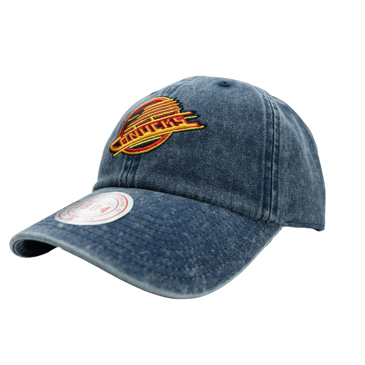 MITCHELL & NESS NHL CANUCKS LEGENDARY RHYME 1904 STRAPBACK - ACID NAVY