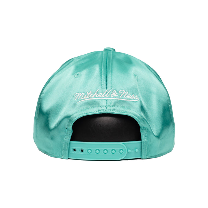 MITCHELL AND NESS GRIZZLIES PRO PINCH FIT SATIN CAP - TEAL