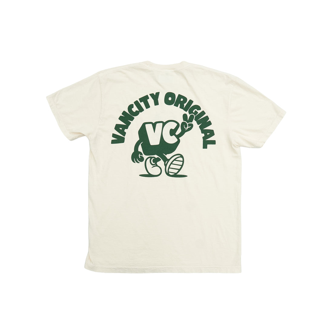 Vancity VC Peace Cream Team Tee - Cream/Forrest
