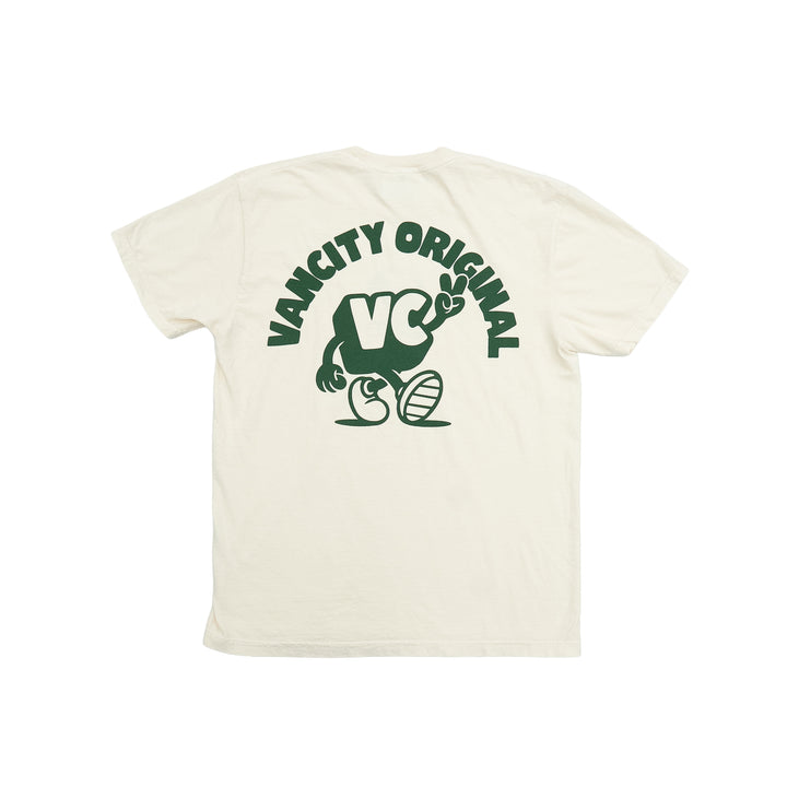 Vancity VC Peace Cream Team Tee - Cream/Forrest