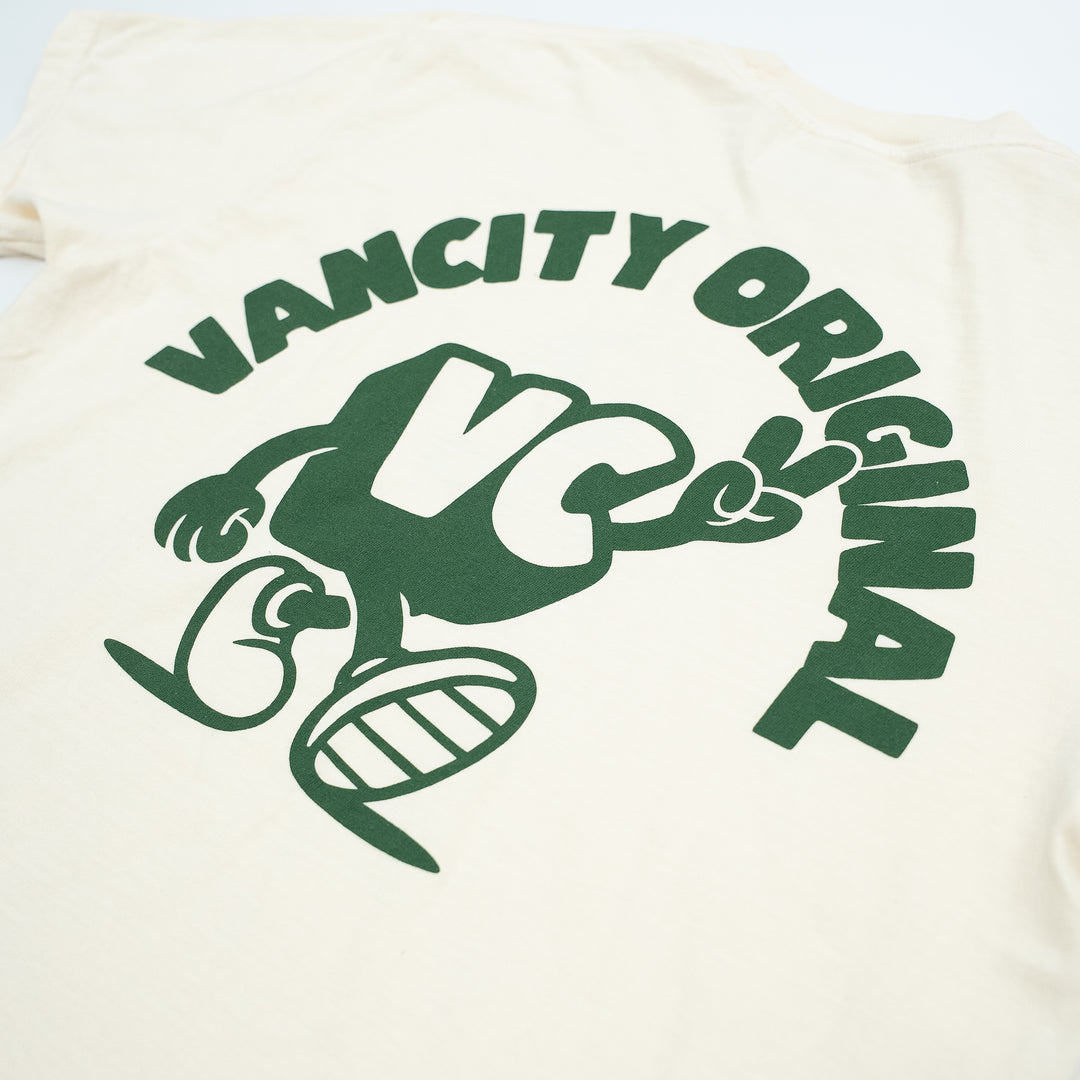Vancity VC Peace Cream Team Tee - Cream/Forrest