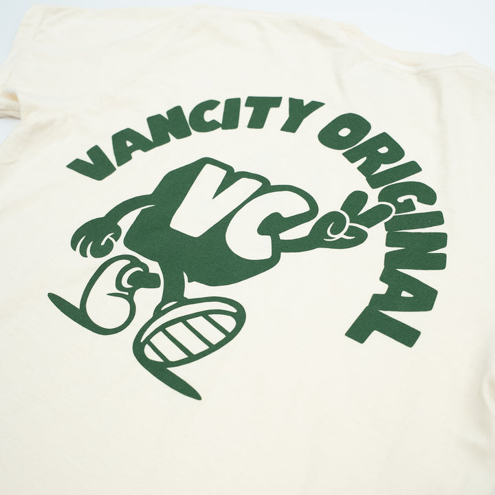 Vancity VC Peace Cream Team Tee - Cream/Forrest