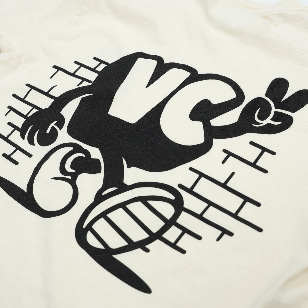 Vancity VC Peace Cream Team Tee - Cream/Black