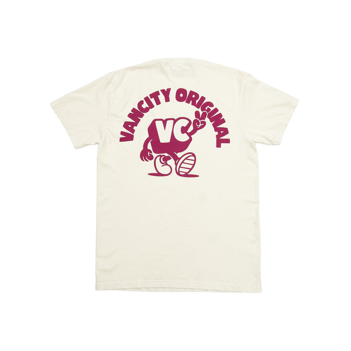 Vancity VC Peace Cream Team Tee - Cream/Wine