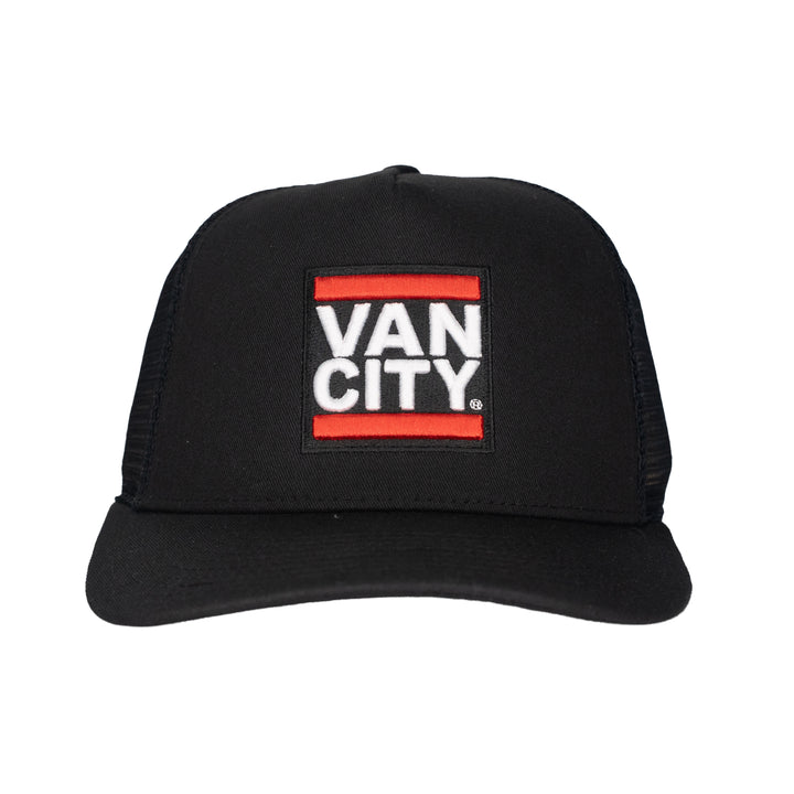 Vancity UnDMC Mesh Trucker Snapback Cap - Black