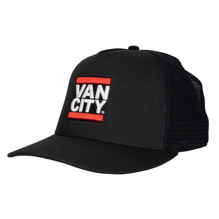 Vancity UnDMC Mesh Trucker Snapback Cap - Black