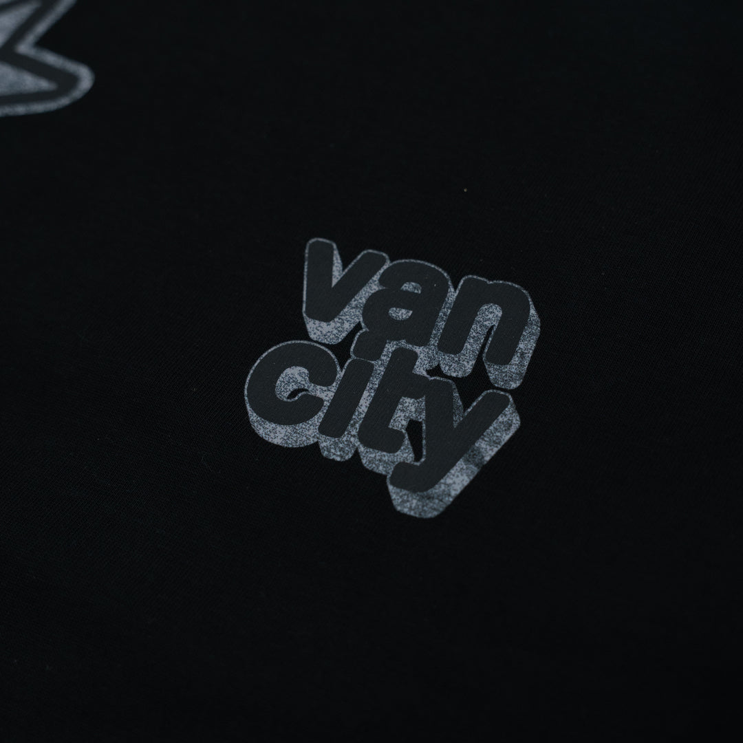 Basico Branco for Vancity - S/S Star Tee - Black