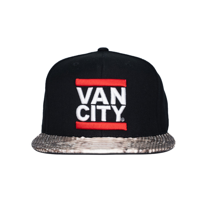 UnDMC Mitchell&Ness Natural Python Visor Strapback Cap 1 of 1