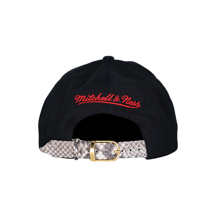 UnDMC Mitchell&Ness Natural Python Visor Strapback Cap 1 of 1