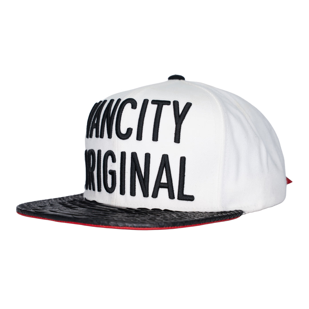 VO Mitchell&Ness Black Python Visor Strapback Cap 1 of 1