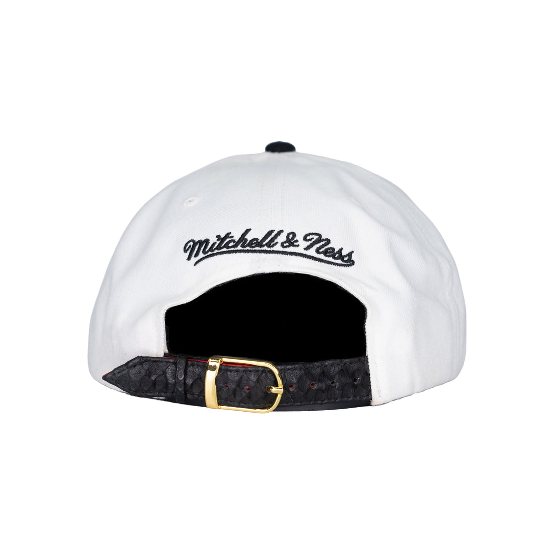 VO Mitchell&Ness Black Python Visor Strapback Cap 1 of 1