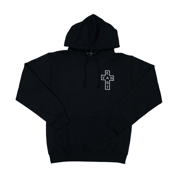 EAST VAN DOUBLE CROSS HOOD - BLACK