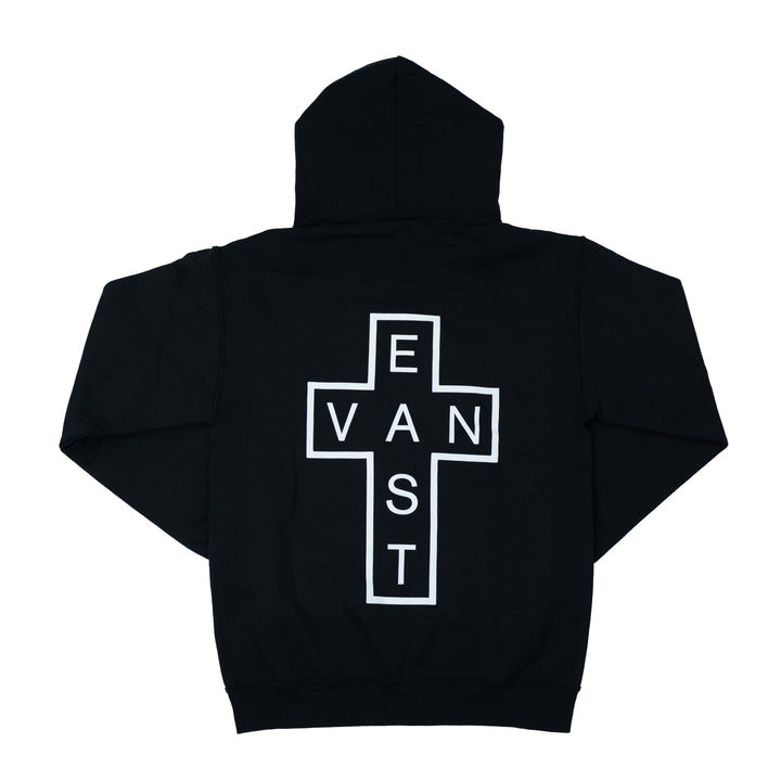 EAST VAN DOUBLE CROSS HOOD - BLACK