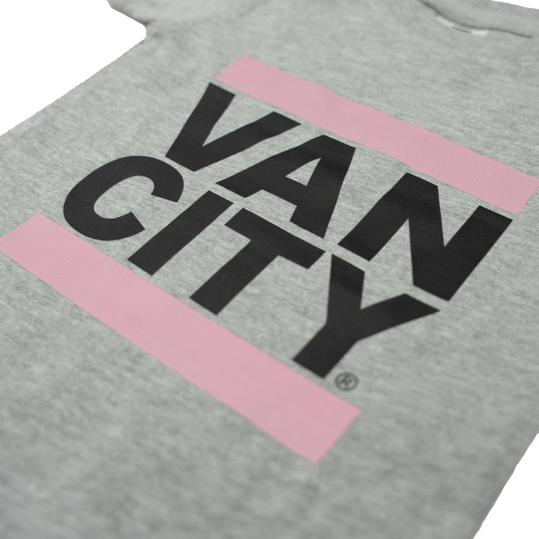 VO infant UnDMC onesie - Grey/Pink