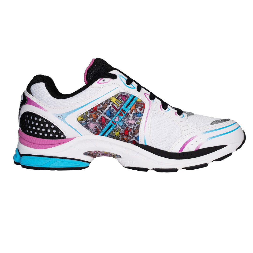 SAUCONY PROGRID TRIUMPH 4 x KEITH HARING S709740-1 - WHITE/MULTI