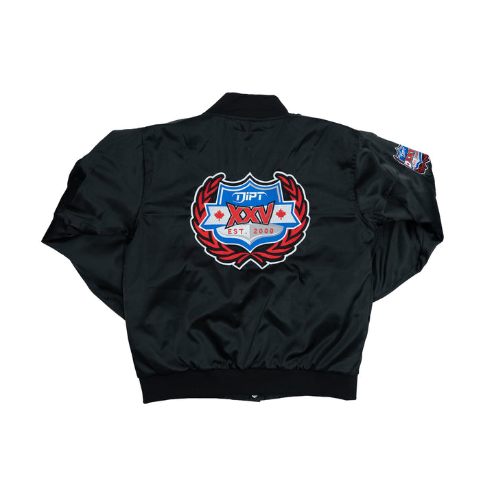 Dipt 25th Anniversary Team Satin Bomber - Black