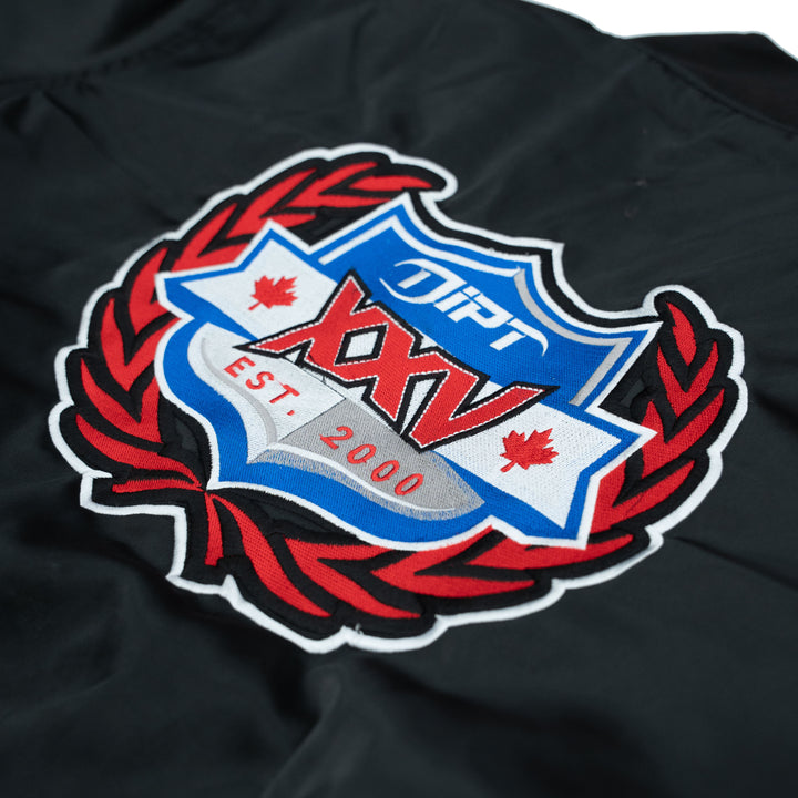 Dipt 25th Anniversary Team Satin Bomber - Black