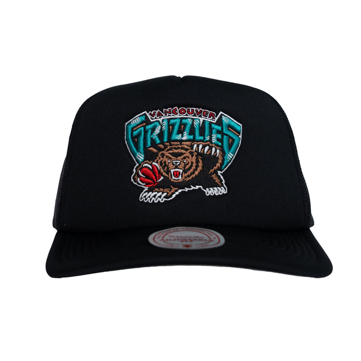 MITCHELL AND NESS NBA GRIZZLIES HIDDEN TRUCKER - BLACK