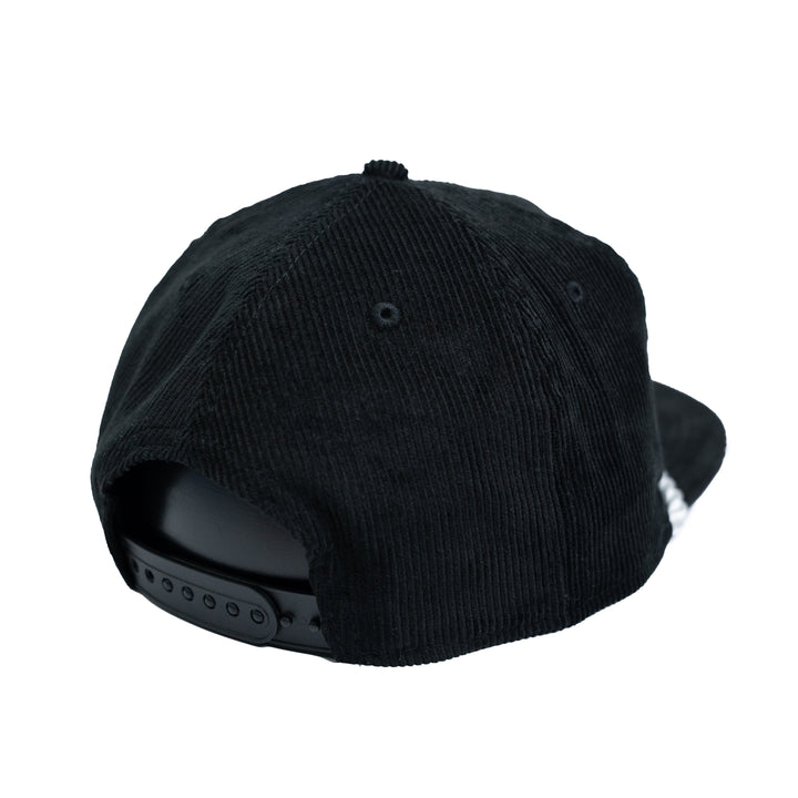 VO x NE cord golfer snapback - Black