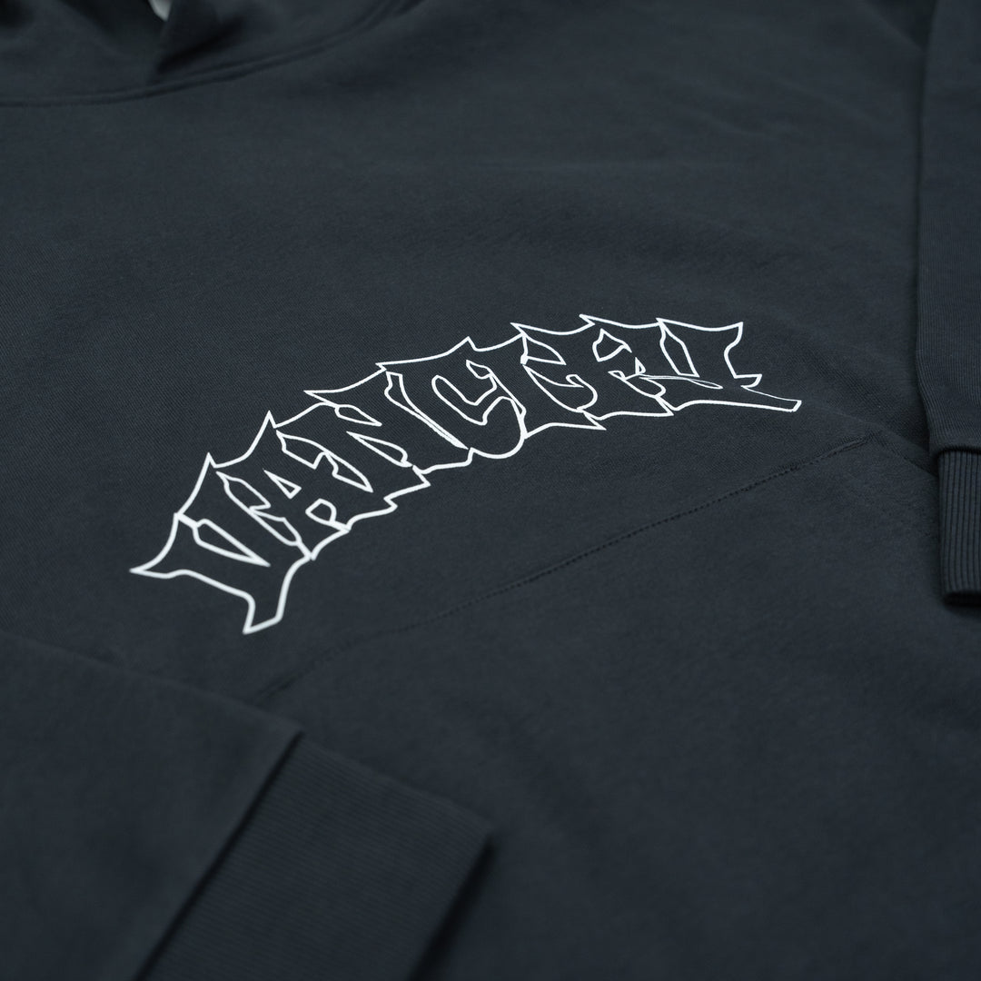 The Vancity Heavyweight Vamp Hoodie - Off Black