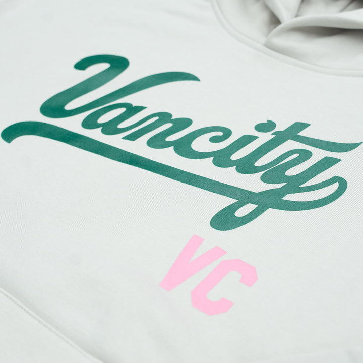 Vancity Heavyweight EL EH! Hoodie - CREAM TEAM/GREEN-PINK