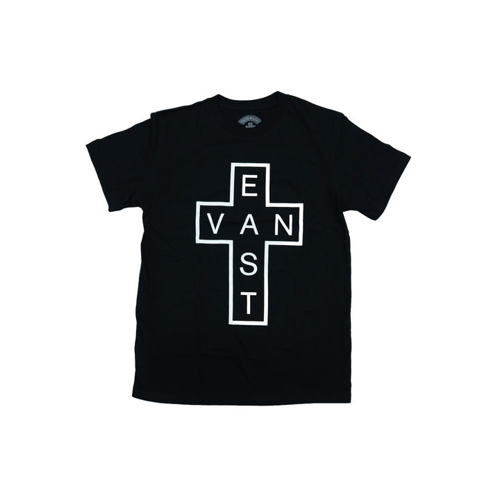 T-SHIRT À CROIX AVANT EAST VAN - NOIR
